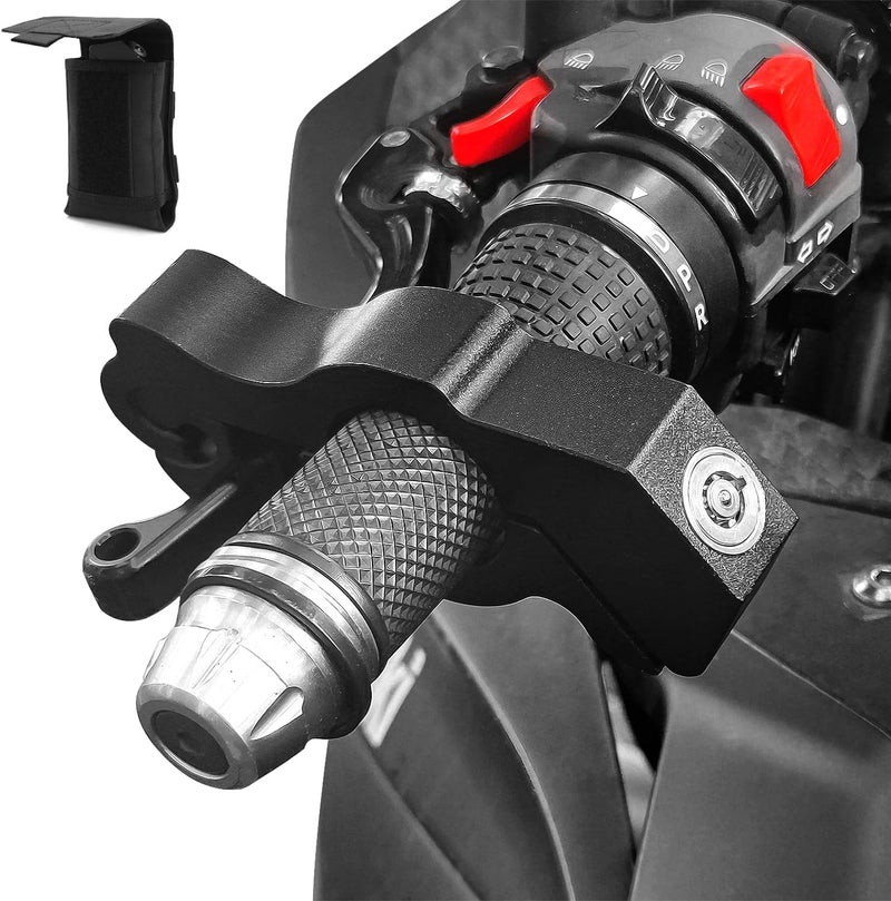BeTime Heavy Duty Motorcycle Locks - Anti Theft Throttle & Brake Locks for Dirt Bike, Moped, Scooter & ATV Accessories - Image 1